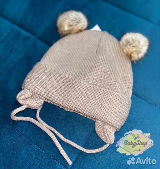 Шапка на девочку H&M новая 74/80