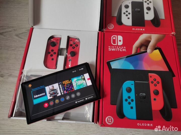 Новые Switch Oled Прошит Чип