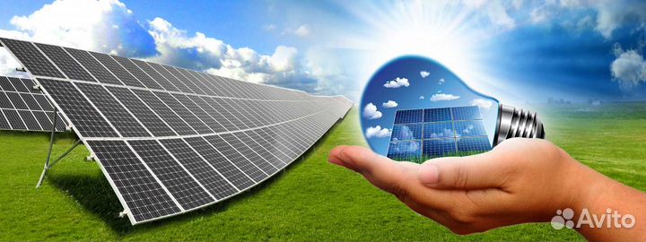 Установка солнечных электростанций на коттеджах