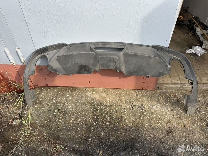 Диффузор заднего бампера форд мустанг mustang ford