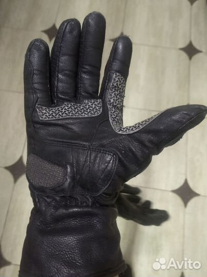 Мотоперчатки кожаные мужские