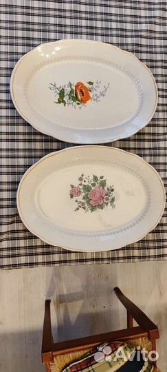 Фарфоровая посуда СССР цветное стекло