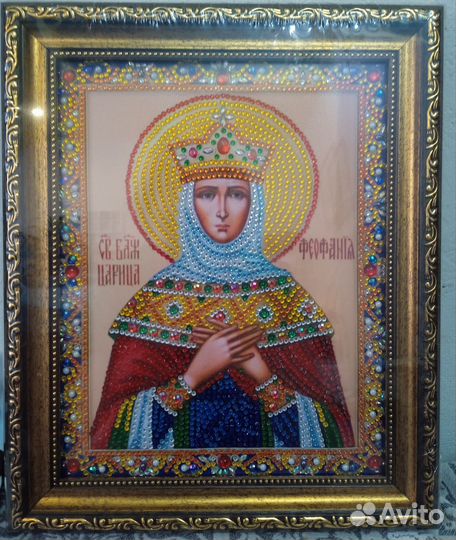 Иконы ручной работы в технике алмазная мозаика