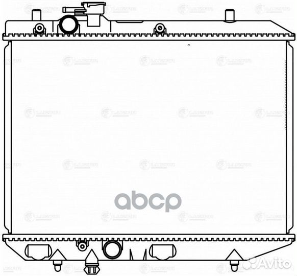 Радиатор охл. для а/м Lifan Smily (08) 1.3i M