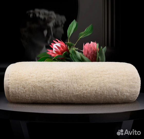 Полотенце махровое Venera 70х140 см, цвет Молочный