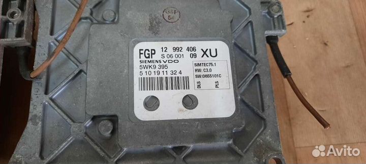 Блок управления двигателем Opel Astra H 1.8 Z18XER