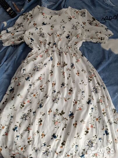 Пакет вещей 52-54, платье белое 48 разм