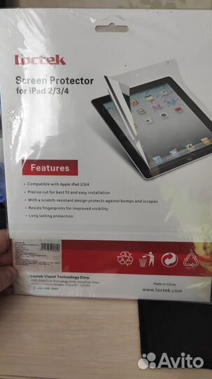 Защитное стекло iPad 1/2/3/4