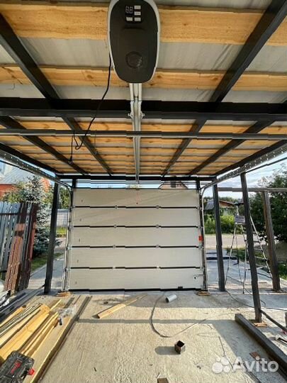 Секционные гаражные ворота. Алютех Trend