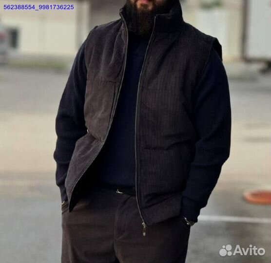 Жилетка вельветовая (теплая) (Арт.67540)