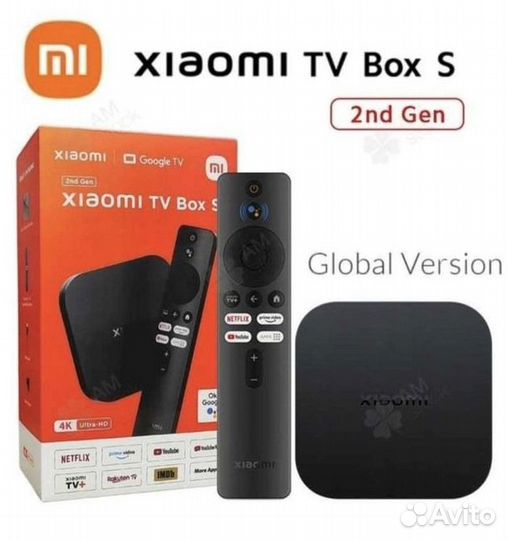 Тв-приставка Андроид Смарт Xiaomi Mi Box S 2nd Gen
