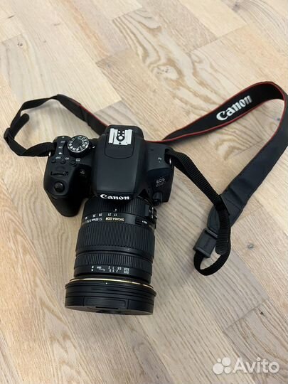 Canon eos 800d + Sigma Zoom 17-50mm