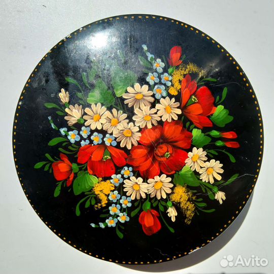 Шкатулки СССР Петриковская роспись