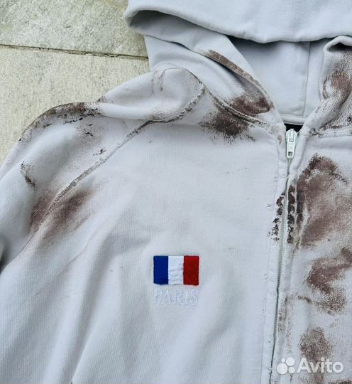Зип худи balenciaga polo грязь