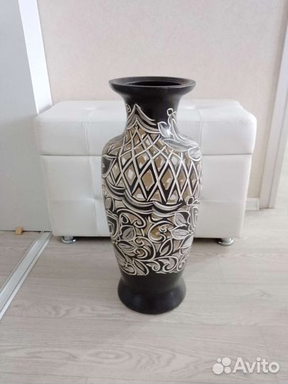 Ваза напольная керамическая