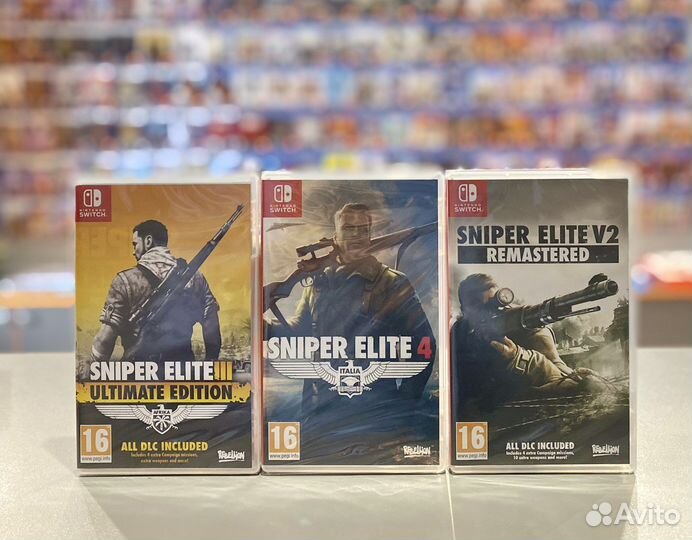 Sniper Elite для Nintendo, PS4, PS5. Новые и Б/У