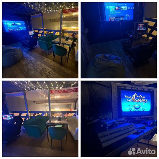 Лофт с бильярдом и караоке для вечеринки