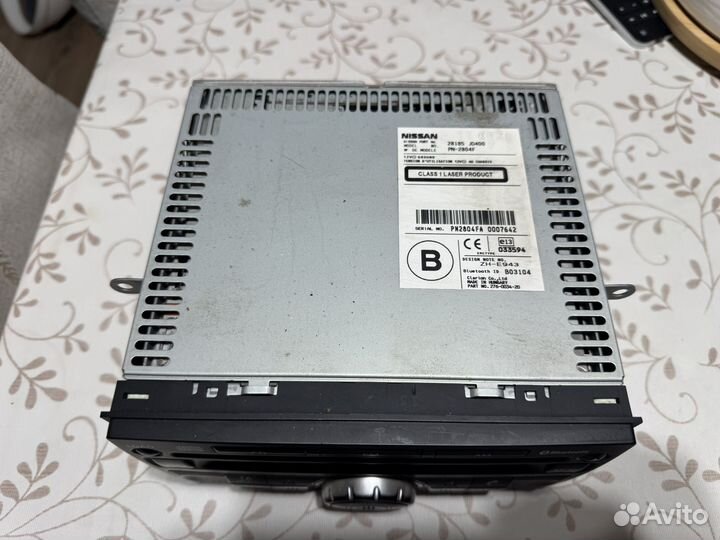Штатная магнитола nissan qashqai j10