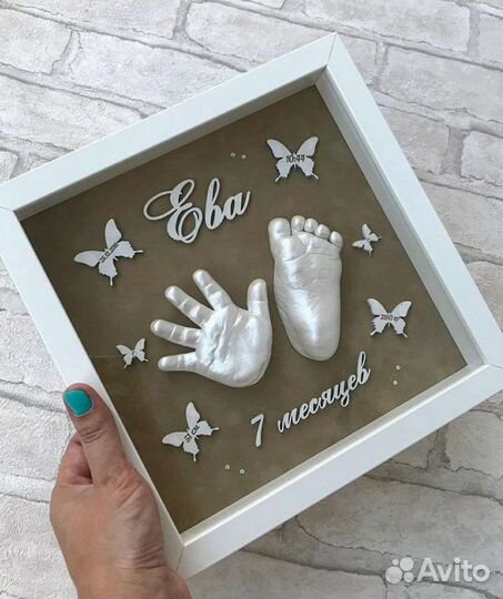 Слепки ручек и ножек 2D, 3D