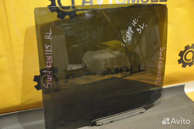 Стекло двери заднее левое toyota surf KZN185