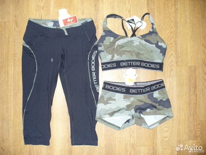 Better bodies Женский спортивный комплект хаки