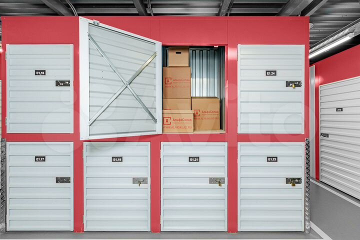 Аренда ячейки на складе 1 м² в Москве