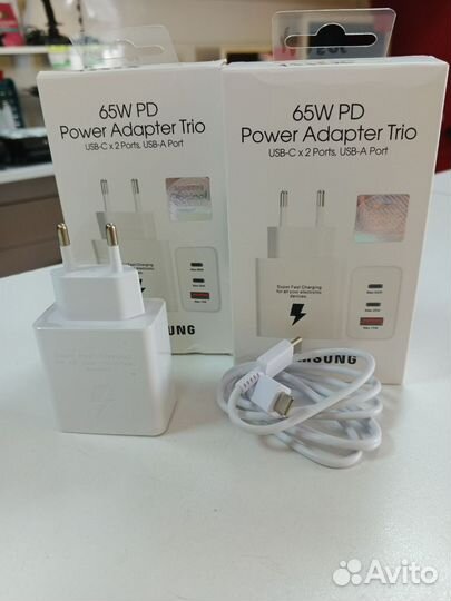 Блок с кабелем Samsung 65W PD
