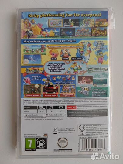 Kirby’s Return to Dream Land switch