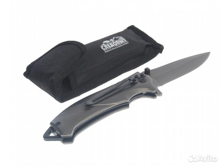 Нож туристический в чехле следопыт