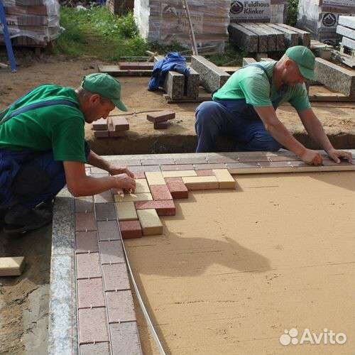 Укладка тротуарной плитки