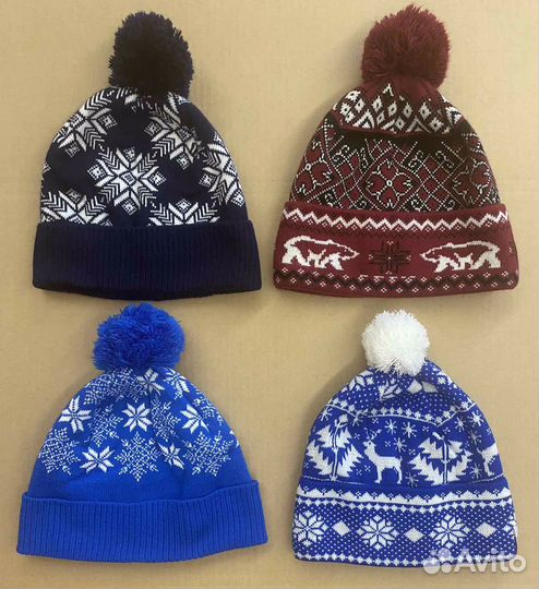 Шапки зимние с флисом