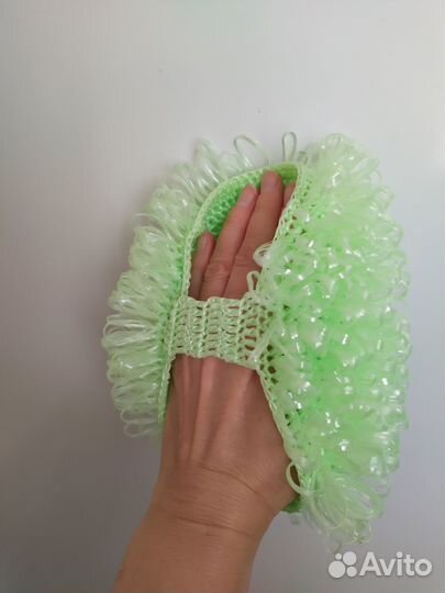 Мочалка вязаная