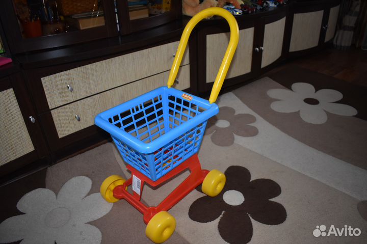 Тележка Полесье Supermarket №1 + набор продуктов