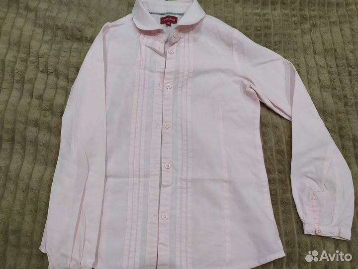 Рубашка школьная для девочки 140 бу
