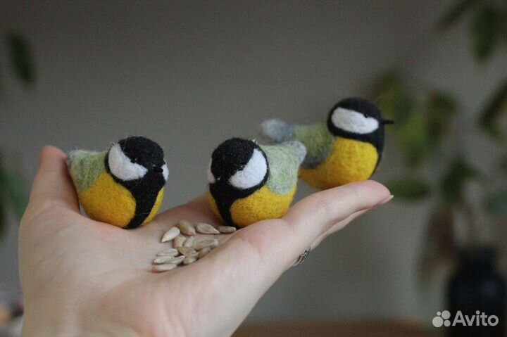 Ёлочные игрушки Птички