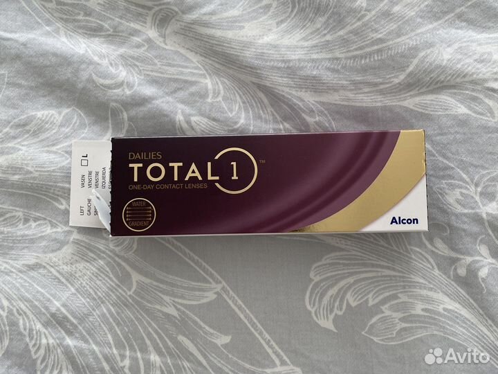 Контактные линзы на —1,0 Total 1 от Alcon