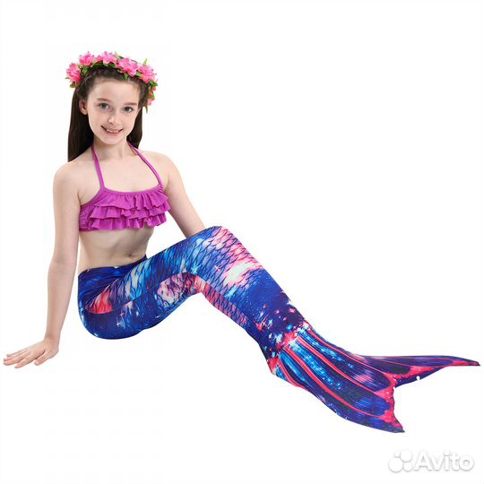Новый купальник Русалки хвост 140 + ручка