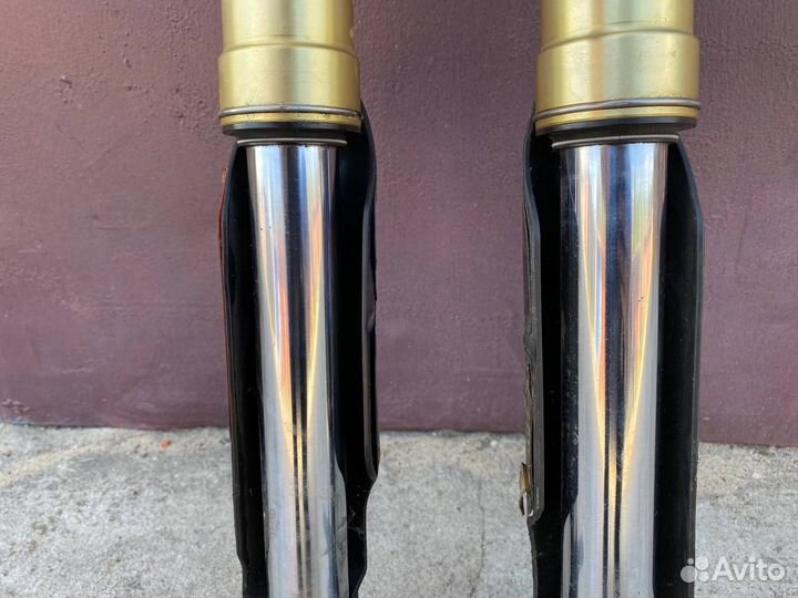 Подвеска питбайк: перья вилки + амортизатор DNM