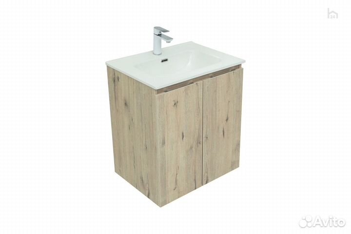 Тумба под раковину для ванной 60 (2 дверцы) Алвита