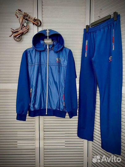 Мужские спортивные костюмы Paul Shark синие(48-56)