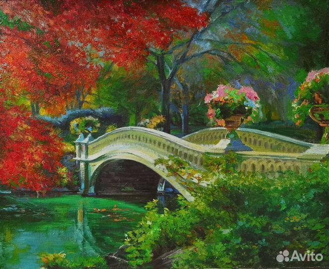 Картина маслом на холсте пейзаж