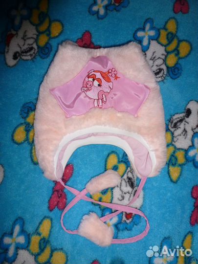 Зимняя шапка Нюша