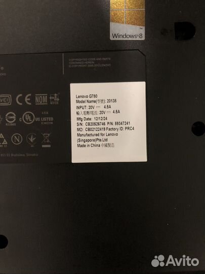 Ноутбук lenovo