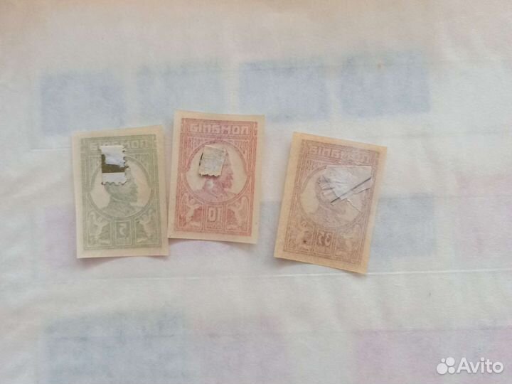 Редкие марки. Румыния, период акупации.1917 год