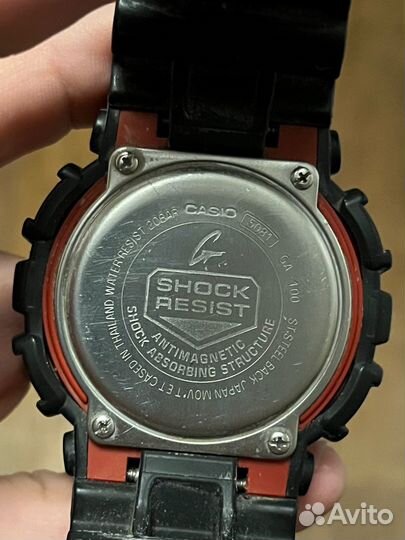 Часы casio g shock ga 100