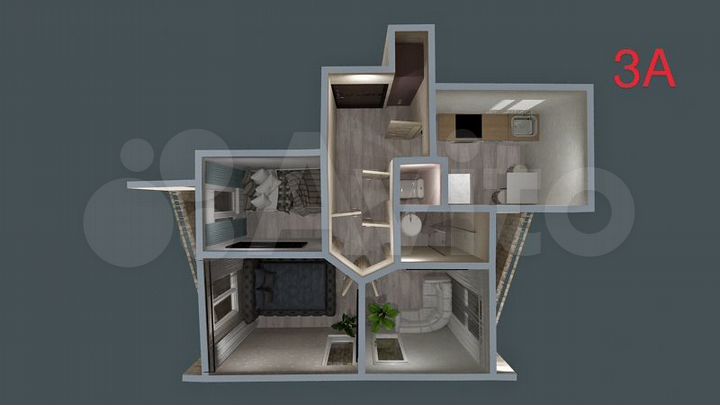 3-к. квартира, 100,5 м², 11/17 эт.