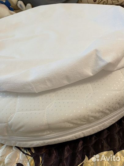 Матрас круглый в детскую кроватку