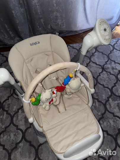 Электрокачеля стульчик 2в1