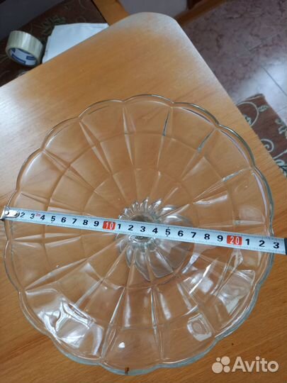 Ваза для фруктов на ножке СССР