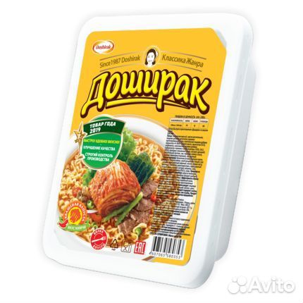 Лапша быстрого приготовления Доширак Кимчи 90г